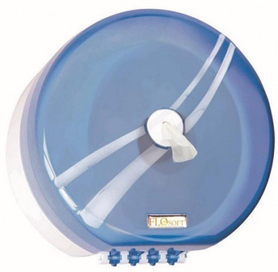 Диспенсер для туалетной бумаги Primanova (голубой) MINI, ABS- пластик (F096M) 22х22х14,5 см D-SD88