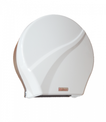 Диспенсер для туалетной бумаги Primanova бело-черный, 26х26х13 см ABS- пластик
