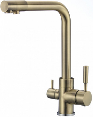 Смеситель для мойки с фильтром питьевой воды Savol S-L1801C бронза