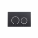Кнопка смыва для инсталляции MELANA круглая черная матовая MLN-332300MB  (MLN-332300MB кнопка черная матовая круглая)