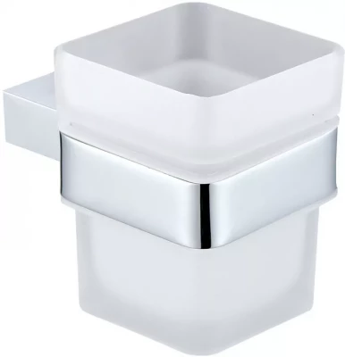 Стакан настенный для ванной Allen Brau Infinity белый/хром (6.21002-00)