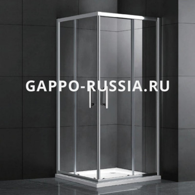 Душевой угол Gappo универсальный хром/стекло (G207.2.1090) 100x90x190 см