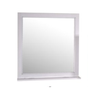 ASB-Woodline 11483 Гранда зеркало 60 см, белый (патина серебро) массив ясеня