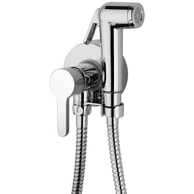 Гигиенический душ со смесителем Paini Aosta 92CR304KM с наружным подключением хром