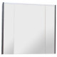 Зеркальный шкаф в ванную Roca Ronda 80 ZRU9302970 с подсветкой белый глянец антрацит  (ZRU9302970)