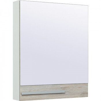 Зеркальный шкаф в ванную Runo Вудлайн 60 R 00-00001006 дуб скандинавский белый