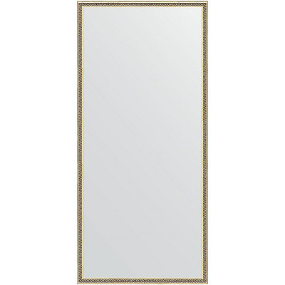 Зеркало настенное Evoform Definite 148х68 BY 0760 в багетной раме Витое золото 28 мм