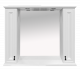 Misty Лувр 105 с 2мя шкафчиками белый 105х80 (П-Лвр03105-0122Ш)  (П-Лвр03105-0122Ш)