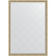 Зеркало настенное Evoform ExclusiveG 183х128 BY 4476 с гравировкой в багетной раме Состаренное серебро с плетением 70 мм  (BY 4476)