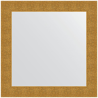 Зеркало настенное Evoform Definite 80х80 BY 3246 в багетной раме Чеканка золотая 90 мм
