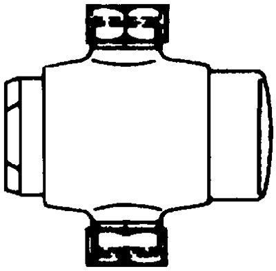 Хронометрированный клапан для кнопки слива с двойным входом G 1/2 Jacob Delafon (E74188-CP)