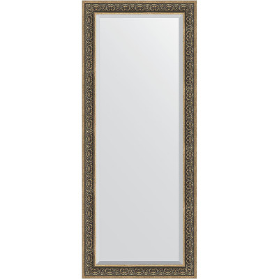 Зеркало напольное Evoform Exclusive Floor 204х84 BY 6132 с фацетом в багетной раме Вензель серебряный 101 мм