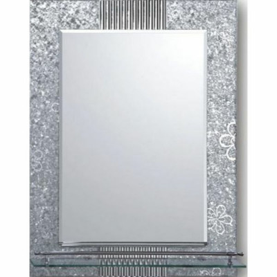 Зеркало в ванную Frap 45 F656 серое прямоугольное