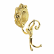 MIGLIORE Cleopatra 16689 крючок двойной с завитком, золото  (16689)