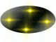 Otler Amber АD52 круглый душ с подсветкой, янтарный, 52см хром (АD52 cr)