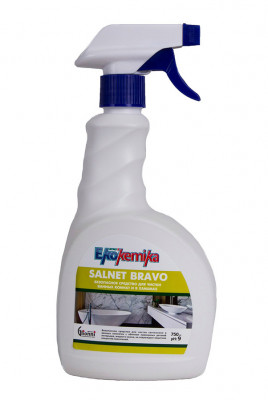 Ekokemika Salnet Bravo безопасное средство для ежедневной уборки в санитарных зонах, 0.75 л