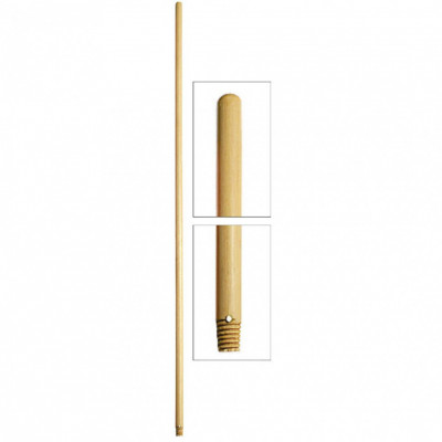 Ручка Filmop деревянная (130 см, диаметр - 24 мм, 1 отверстие)