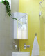 Зеркальный шкафчик для ванной угловой 1Marka Penta 43П 1д. белый глянец (Ц0000005168)  (Ц0000005168)