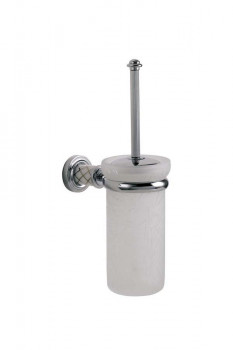 Ерш для туалета Boheme Murano 10913-W-CR настенный хром / стекло