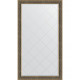 Зеркало напольное Evoform ExclusiveG Floor 204х114 BY 6372 с гравировкой в багетной раме Вензель серебряный 101 мм  (BY 6372)