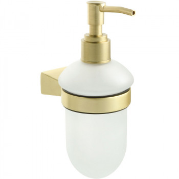 Дозатор жидкого мыла Fixsen Trend Gold FX-99012 матовое золото настенный