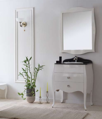 Аллигатор-мебель Royal Комфорт В(М) (цвет белый) комплект мебели для ванной, МДФ