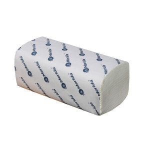 Бумажные полотенца листовые 2-слойные белые V-OPTIMUM 3200 (20 пачек х 160 листов)