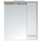 Зеркало со шкафом Corozo Лорена 65 SD-00000295 с подсветкой Лайн белое прямоугольное  (SD-00000295)
