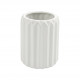 Стакан для зубных щёток и паст настольный, белый, глянцевый, керамический САНАКС (10632)  (10632)
