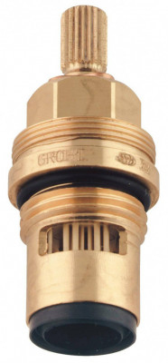 Керамический вентиль GROHE 1/2 Carbodur, стопор слева, поворот 90 градусов (45883000)