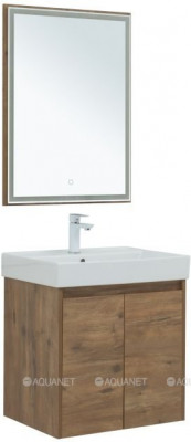 Комплект мебели для ванной Aquanet Nova Lite 60 дуб рустикальный 2 дверцы (00302534)