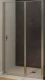 Душевая дверь Allen Brau Priority 90х200 см, стекло прозрачное, профиль серебро браш (3.31002.BA)  (3.31002.BA)