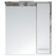 Зеркало со шкафом Corozo Лорена 65 SD-00000296 с подсветкой Антик белое прямоугольное  (SD-00000296)