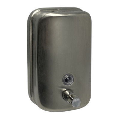 Дозатор жидкого мыла бытовой Популярный MAXI 1000 мл, (матовый) MERIDA DQM502