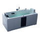 Акриловая ванна GEMY G9066 II K R 171х86х83,5 см с гидромассажем, белая  (G9066 II K R)
