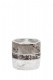 Стакан Primanova для щётки и пасты, керамика, серый белый D-20482  (D-20482)