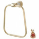 Держатель полотенец - кольцо Boheme Murano 10905-R-G золото/красный  (10905-R-G)