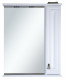 Зеркальный шкаф для ванной Misty Лувр 75 правый белое 75х80 (П-Лвр03075-012П)  (П-Лвр03075-012П)