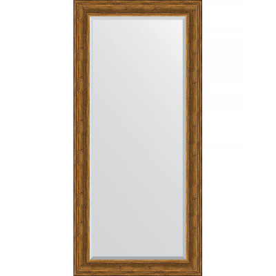 Зеркало настенное Evoform Exclusive 169х79 BY 3602 с фацетом в багетной раме Травленая бронза 99 мм