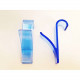 Крючки Primanova на полотенцесушитель прозрачно-синие, в комплекте 2 шт диаметр 2 см B24, ABS- пластик M-B24-23  (M-B24-23)