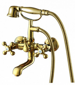 KorDi Golden Queen KD 2170T - F04 Gold смеситель для ванны и душа, золото