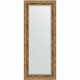 Зеркало настенное Evoform Exclusive 135х55 BY 3514 с фацетом в багетной раме Виньетка античная бронза 85 мм  (BY 3514)