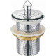 Донный клапан для раковины Frap латунь, хром (F64)  (F64)