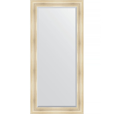 Зеркало настенное Evoform Exclusive 169х79 BY 3601 с фацетом в багетной раме Травленое серебро 99 мм