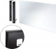 TECEfloor Стеклянная дверца встраиваемых шкафов, тип 400, белая (77352011)  (77352011)