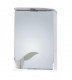 Зеркальный шкафчик Onika Лидия 50 белый, правый, с подсветкой (205004)  (205004)