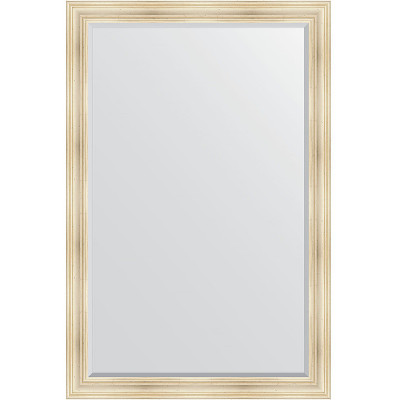 Зеркало настенное Evoform Exclusive 179х119 BY 3627 с фацетом в багетной раме Травленое серебро 99 мм