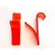 Крючки Primanova на полотенцесущитель ярко-красные, в комплекте 2 шт d=20мм, ABS- пластик M-B24-18  (M-B24-18)