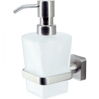 Дозатор жидкого мыла WasserKRAFT Rhin K-8799 хром настенный