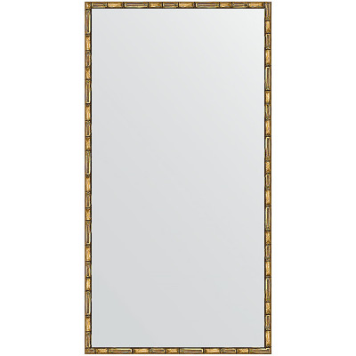 Зеркало настенное Evoform Definite 127х67 BY 0746 в багетной раме Золотой бамбук 24 мм